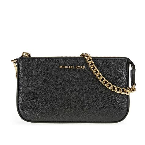 michael kors black ruffled leather purse clutch|Michael Kors evening clutch.